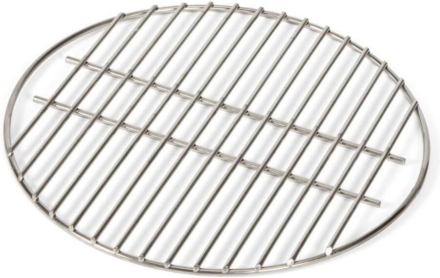 Roestvrij Stalen Rooster BBQ Rooster Buiten Koken Makkelijk Schoon 40 cm Diameter Zilver