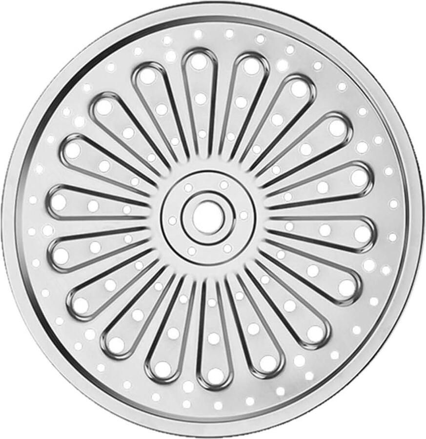 Roestvrij Stalen Stoominzet voor Koken 28 cm Stoomrek