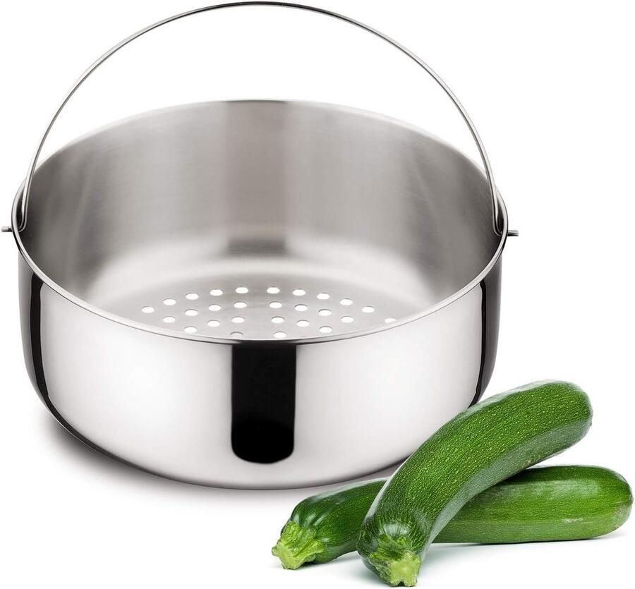 Roestvrij stalen stoommand voor snelkookpannen 5L Ø 18 cm