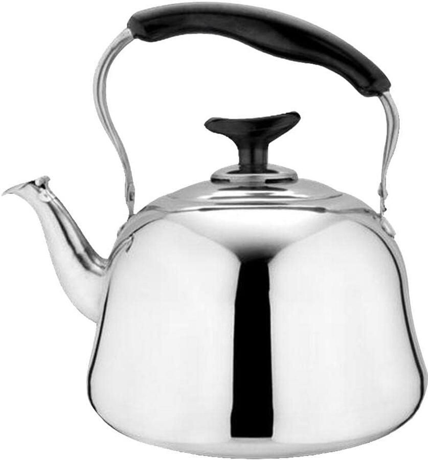 Roestvrij Waterkoker Theepot Snelkoker Water Koken Universele Bodem 2 Liter Zilver
