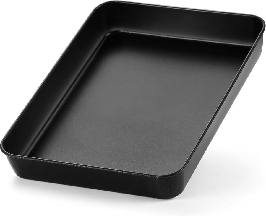 Roestvrije bakplaat met antiaanbaklaag Ideaal voor taarten lasagne en brownies Diepe ovenplaat 23 8 x 18 x 5 cm