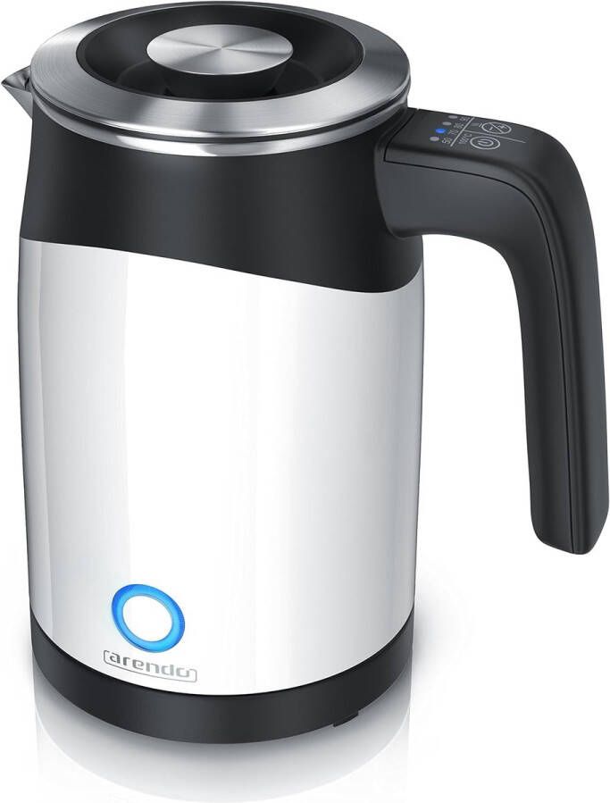 Roestvrijstalen 0 5 L Waterkoker met Temperatuurinstelling Dubbelwandig Design Energiebesparend met Warmhoudfunctie