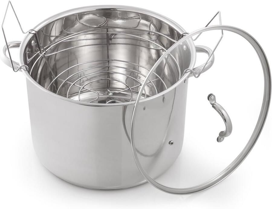 Roestvrijstalen 21 5 QT Water Bath Canner voor Inblikken Veilig en Duurzaam