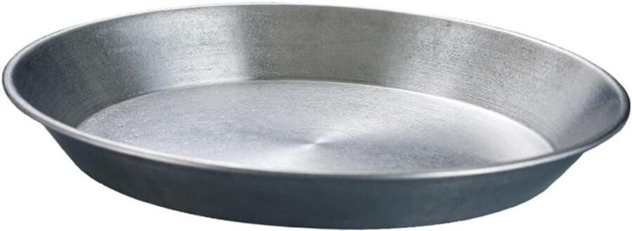Roestvrijstalen Bakpan Pizzaplaat Oven Pizza Brood Bakken Duurzaam Keukenaccessoire 21 x 32 cm Zilver