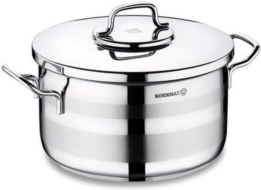 Roestvrijstalen Braadpan 16 cm 1.8 Liter Inclusief Inductiebodem