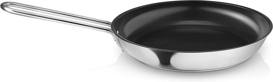 Roestvrijstalen Braadpan Kookpan Aanbaklaag Dagelijks Koken Keramische Slip-Let Antiaanbaklaag 24 cm Gepolijst Staal