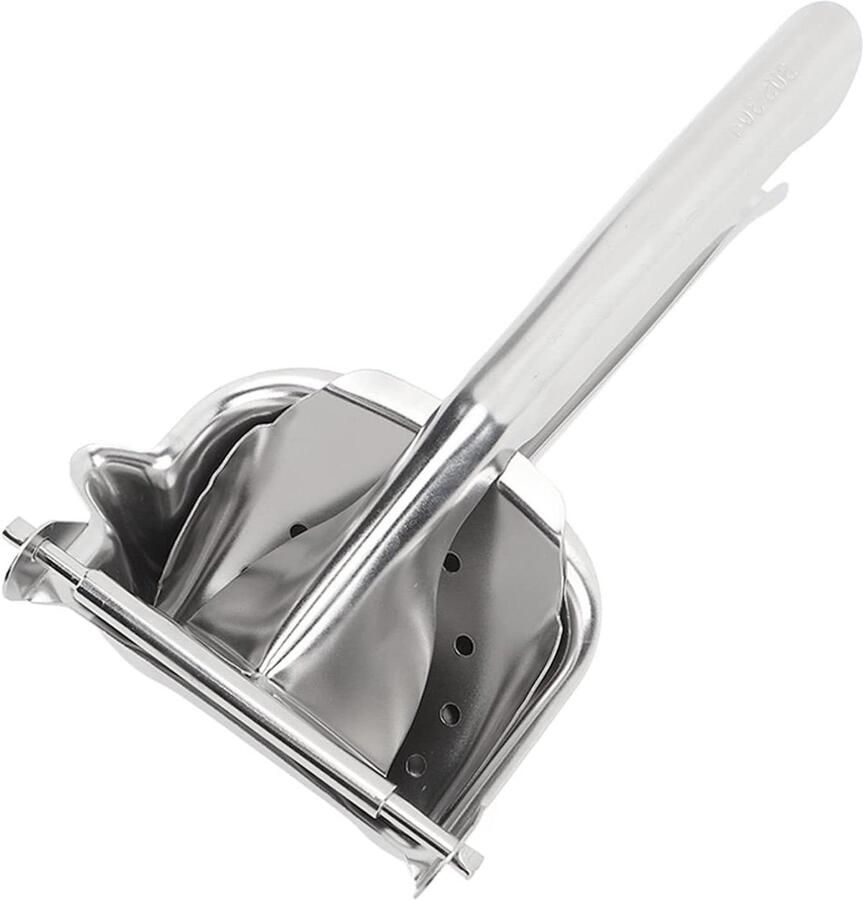 Roestvrijstalen Citruspers Handpers Sapcentrifuge Sap Maken Ergonomisch Ontwerp 24D x 13B x 8H cm Zilver