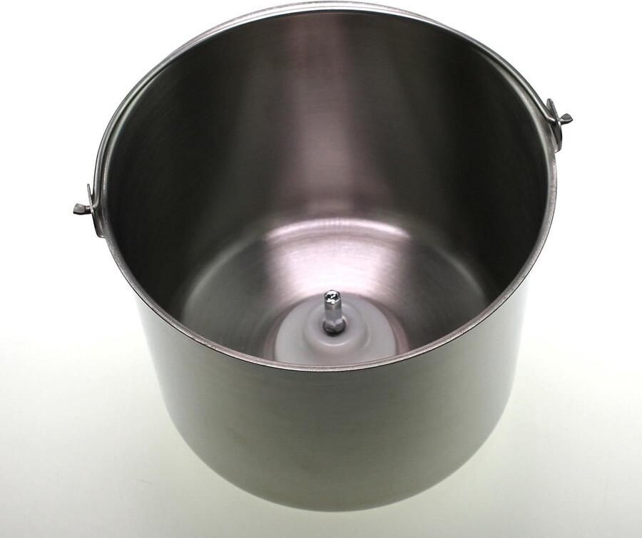 Roestvrijstalen Container IJsmachine Bak Zelf IJs Maken Origineel Reserveonderdeel 2 Liter Zilver