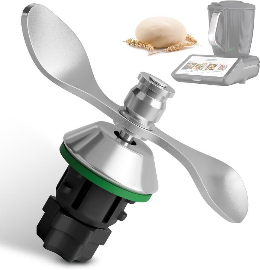Roestvrijstalen deegmes en mixmes voor Thermomix TM7 TM6 TM5 Reserveonderdelen en accessoires zonder deegresten ideaal voor bakken en koken