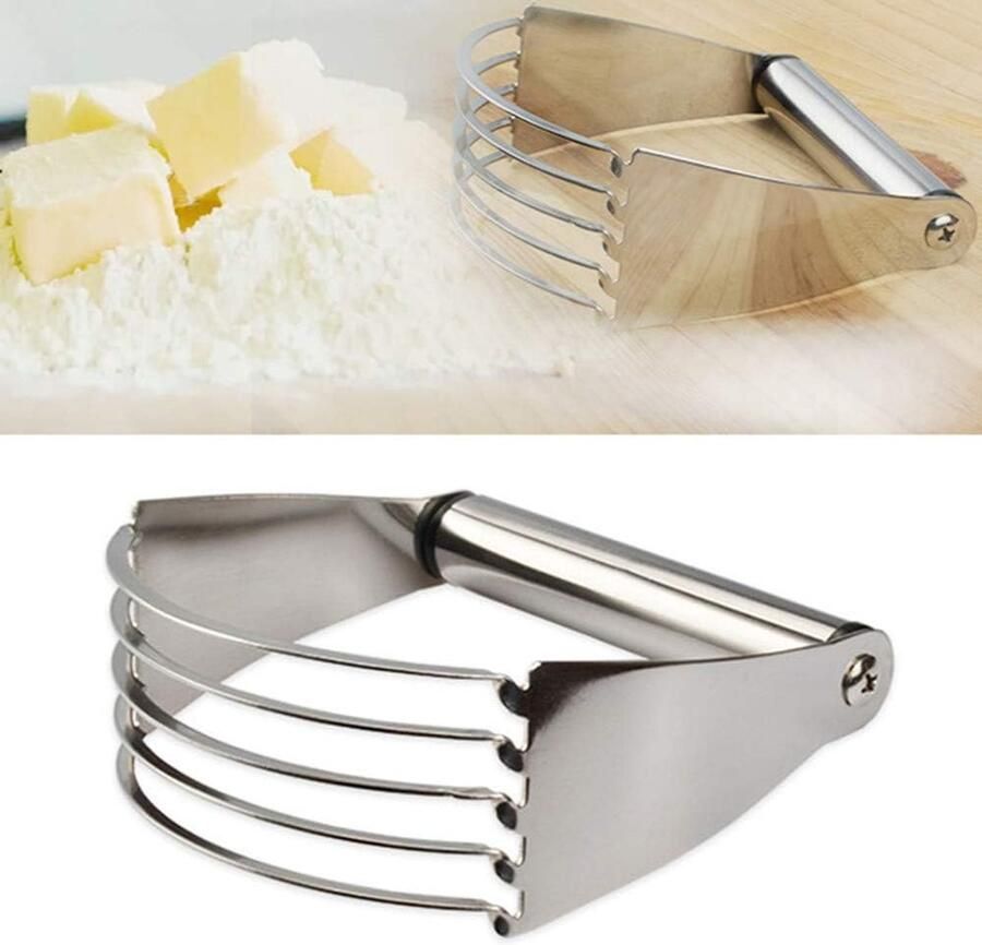 Roestvrijstalen Deegmixer Keuken Gadget Bakken en Koken Snel en Efficiënt Niet gespecificeerd Zilver