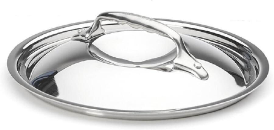 Roestvrijstalen Deksel Pannen Deksel Koken 1 mm dikte 20 cm diameter Zilver