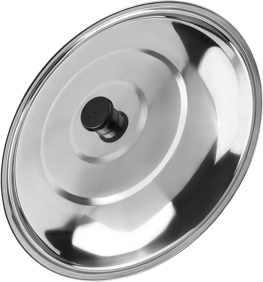 Roestvrijstalen Deksel Steelpan Deksel Koken Vaatwasmachinebestendig 34 cm