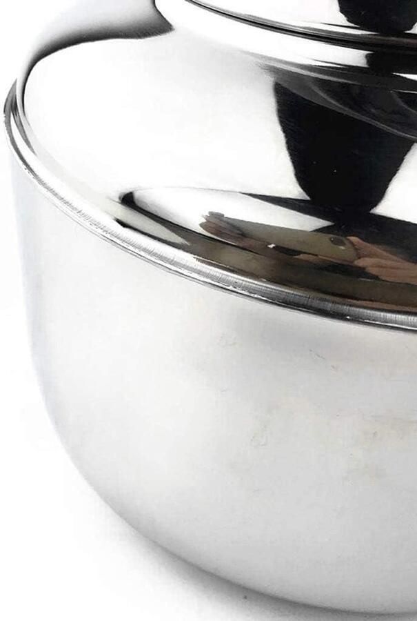 Roestvrijstalen fluitketel Waterkoker Kookplaat Water Koken Universele Kookplaat Geschikt 5 liter Zilver