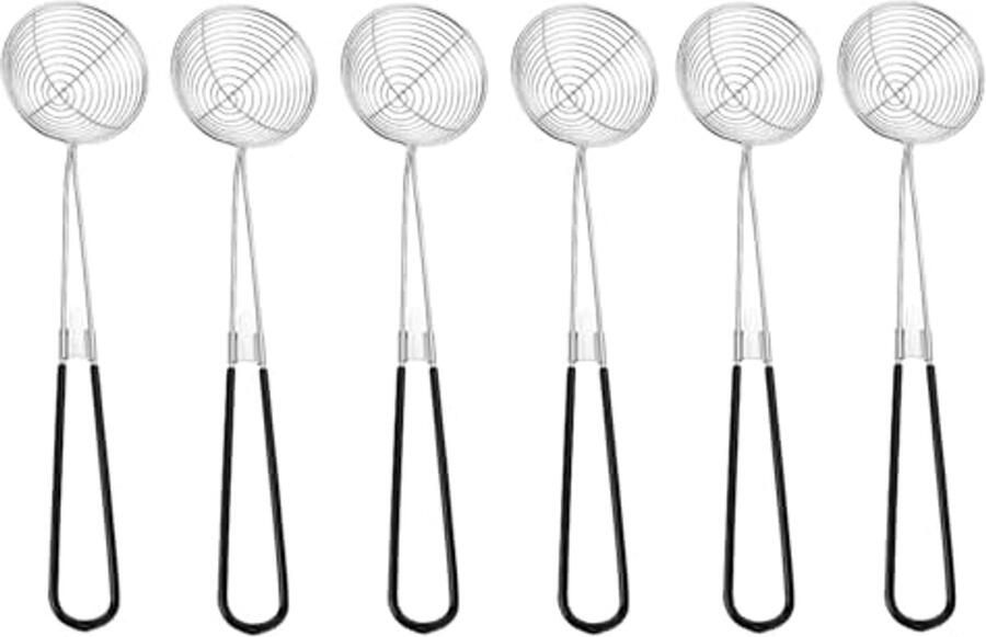 Roestvrijstalen Fonduezeef met Handgreep en Schuimlepel Perfect voor Fondueparty's en Koken