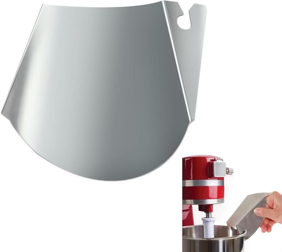 Roestvrijstalen Gietgoot voor Keukenmixer Mengaccessoire voor Beslag en Ingrediënten