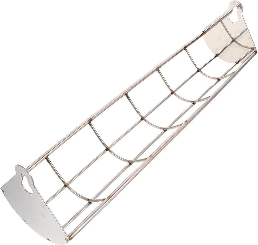 Roestvrijstalen Grillmand Bakrek Oven Gelijkmatig Bakken Duurzaam RVS 34 x 9 x 8.5 cm Zilver