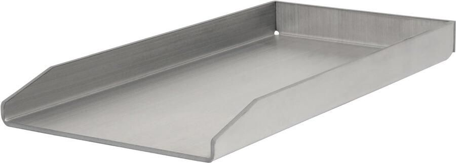 Roestvrijstalen Grillplaat 26x43 4 cm Plancha voor Steak Pannenkoeken en Burgers Universele Bakplaat voor Gas & Houtskoolbarbecue