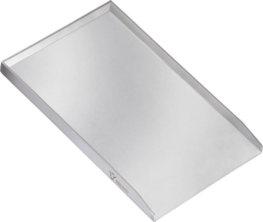 Roestvrijstalen Grillplaat voor Barbecue 32 5 x 49 cm Universele Grillpan voor Houtskool en Gas