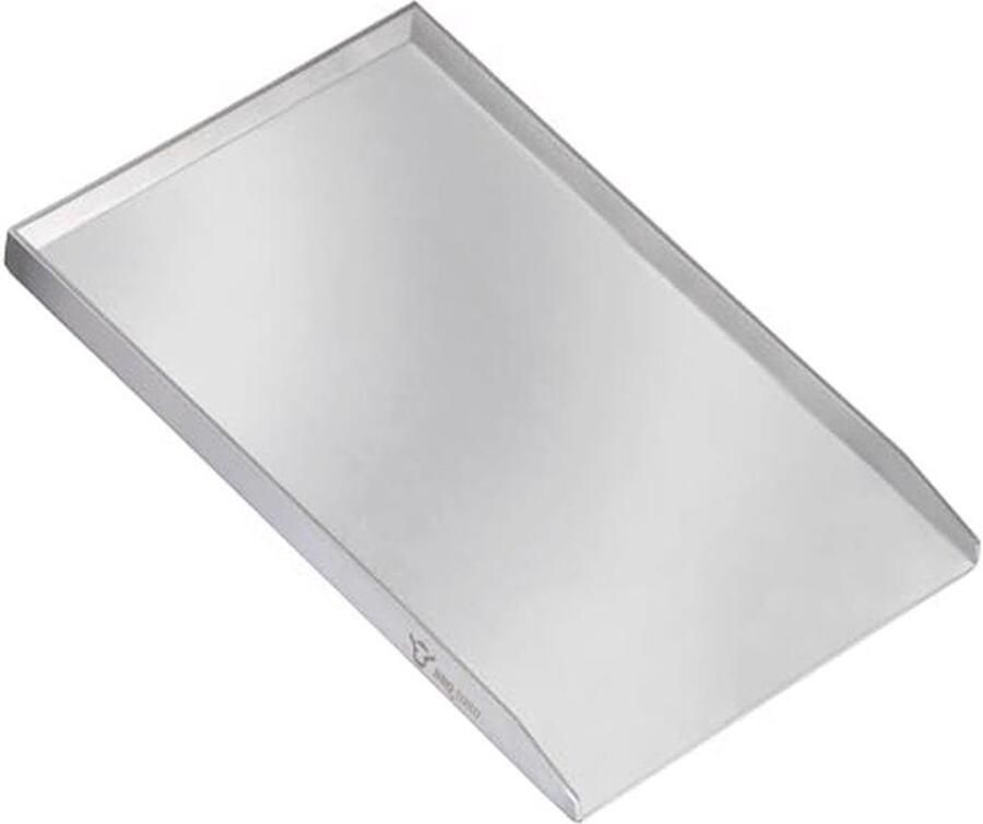 Roestvrijstalen Grillplaat voor Barbecue 32 5 x 49 cm Universele Grillpan voor Houtskool en Gas