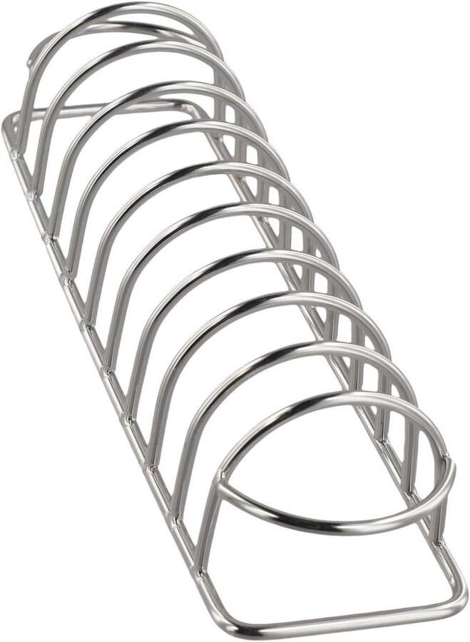 Roestvrijstalen grillrek BBQ standaard Outdoor koken Hittebestendig materiaal 22 cm Zilver