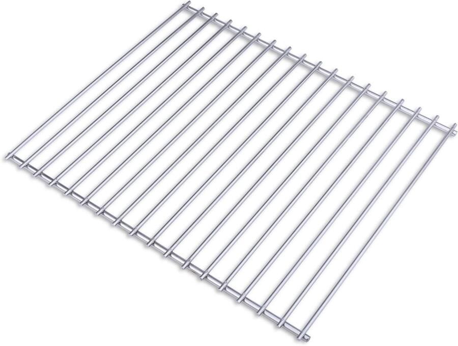 Roestvrijstalen Grillrooster BBQ Rooster Buiten Koken Corrosiebestendig AISI 304 35 x 30 cm Zilverkleurig