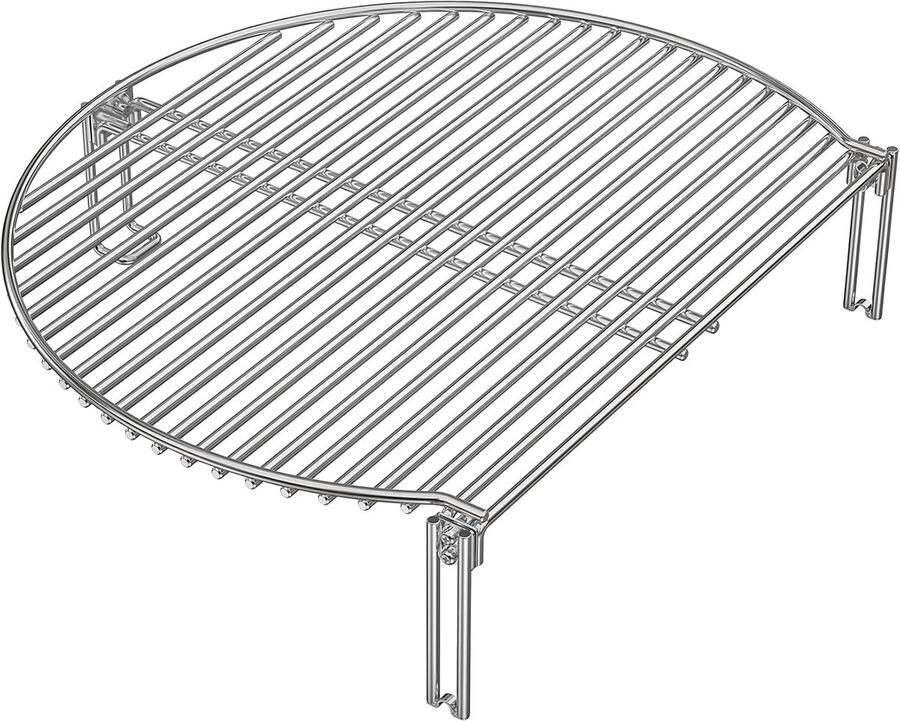 Roestvrijstalen Grillrooster voor Houtskool Ketelbarbecues en Keramische Barbecues Kookrooster voor Weber Ketelbarbecues Compatibel voor Big Green Egg Kamado Joe Classic