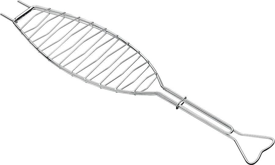 Roestvrijstalen Grillrooster voor Vis Perfect voor BBQ en Gourmetten