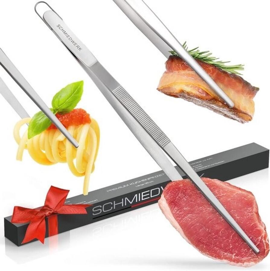 Roestvrijstalen Grilltang 45 cm Ideaal voor Grillen en Koken