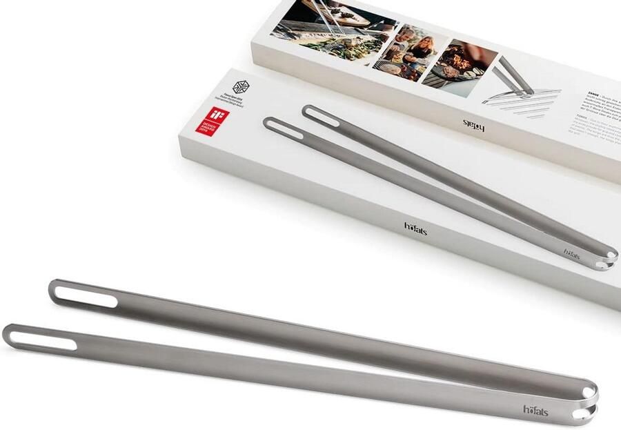 Roestvrijstalen Grilltang met Multifunctionele Lifter Ideaal voor Grill en Keuken