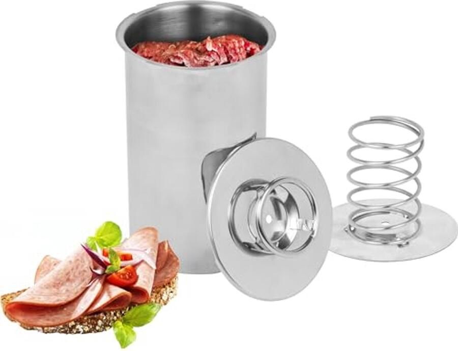 Roestvrijstalen hamkoker met thermometer voor gezond koken
