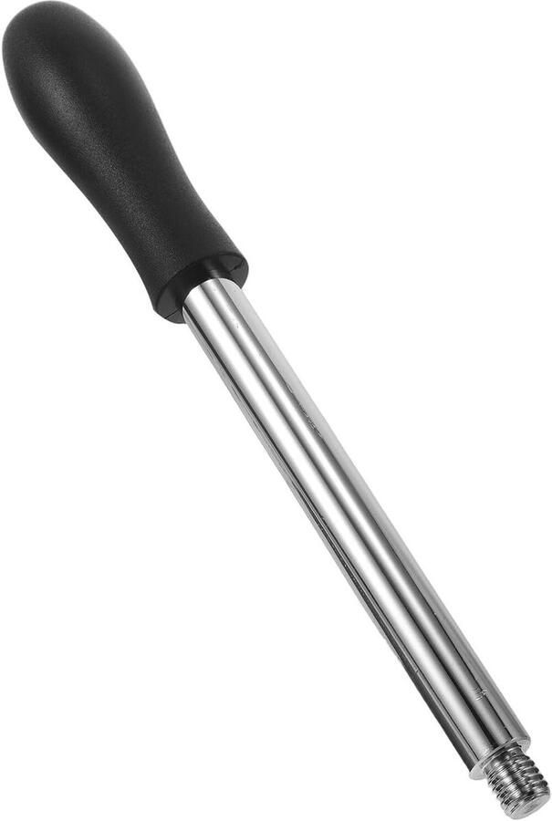 Roestvrijstalen Hendel Sapcentrifuge Handgreep Sap Persen Ergonomisch Antislip 25.5 cm Zilver