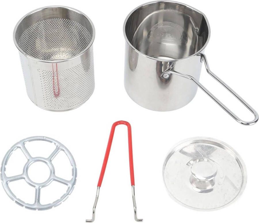 Roestvrijstalen Kleine Friteusepan Duurzaam en Oliebesparend Japanse Stijl Keukenbraadpan met Olecranon-type Handvat en Kleine Poort