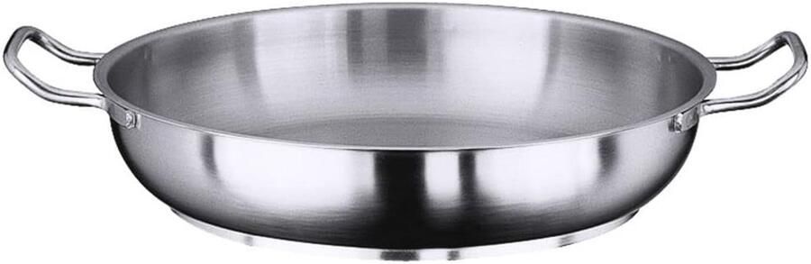 Roestvrijstalen koekenpan 20 cm met twee handgrepen