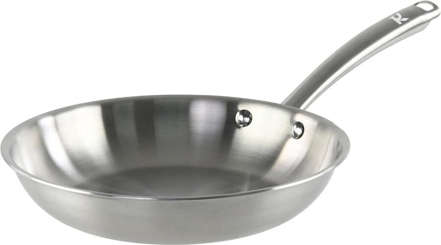 Roestvrijstalen Koekenpan 30 cm Tri-Ply Geschikt voor Inductie en Oven