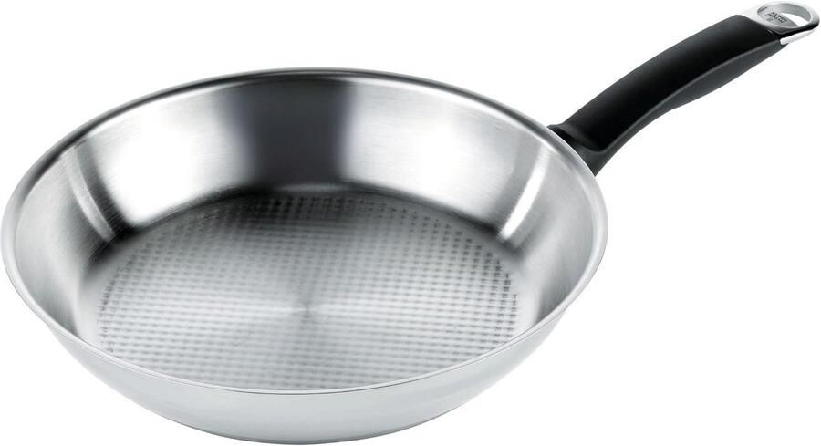 Roestvrijstalen Koekenpan met Honingraatbodem 24 cm Geschikt voor Inductie