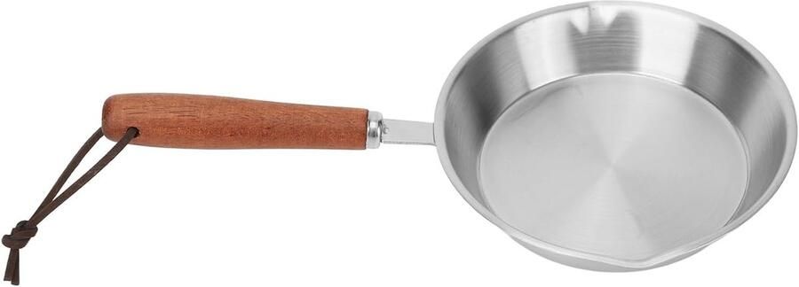 Roestvrijstalen Koekenpan Non-stick Pan Eieren Bakken Gelijkmatige Verwarming 16 cm Diameter