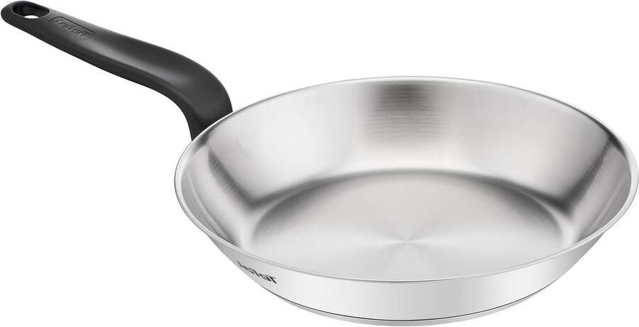 Roestvrijstalen Koekenpan RVS Heerlijke Recepten Koken Ongecoat 18 10 Roestvrij Staal 24 cm Zilverkleurig
