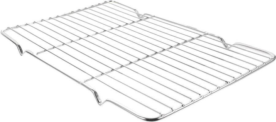 Roestvrijstalen Koelrek Bakrooster Bakken en Grillen Stapelbaar en Multifunctioneel 31 x 20 cm Zilver
