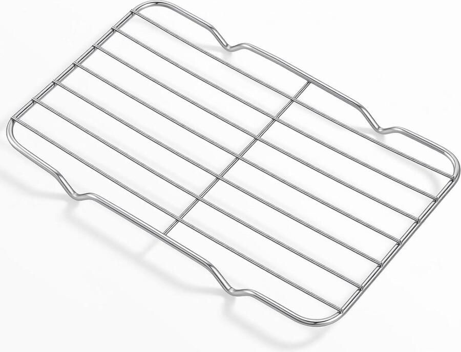 Roestvrijstalen Koelrek Bakrooster Ovenrek Bakken en Grillen Zware Roestvrij Staal 135 x 215 cm Staal
