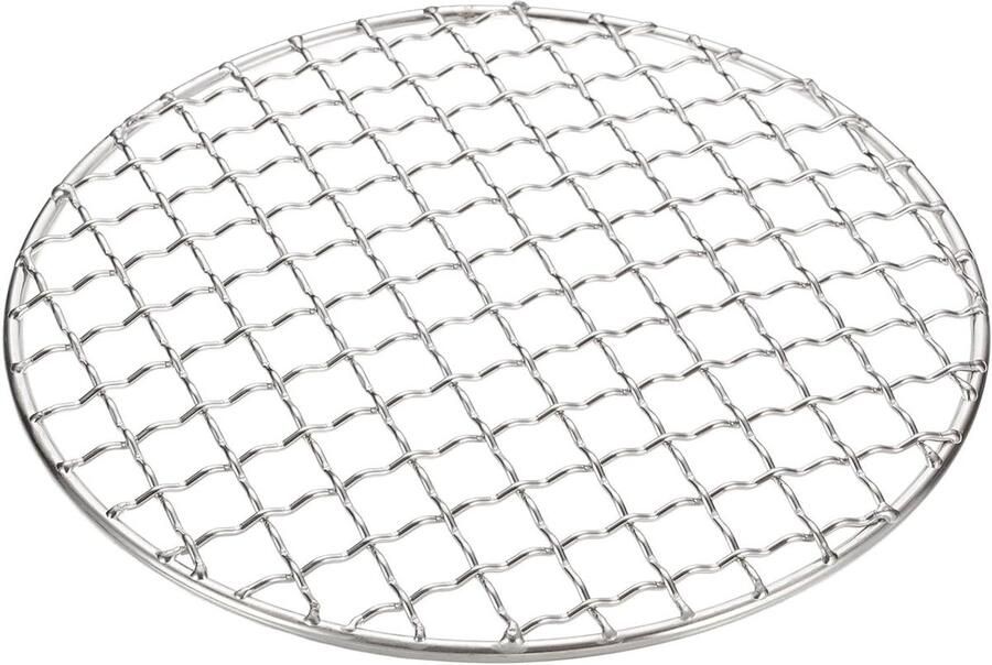 Roestvrijstalen koelrooster Grillrooster stoomrooster Bakken en grillen Hittebestendig tot 800°C 165 cm Zilver