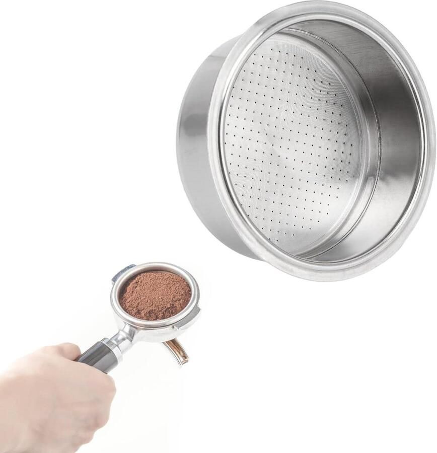 Roestvrijstalen Koffiemachine met Drukfilter Geschikt voor Filterkoffie Duurzaam design