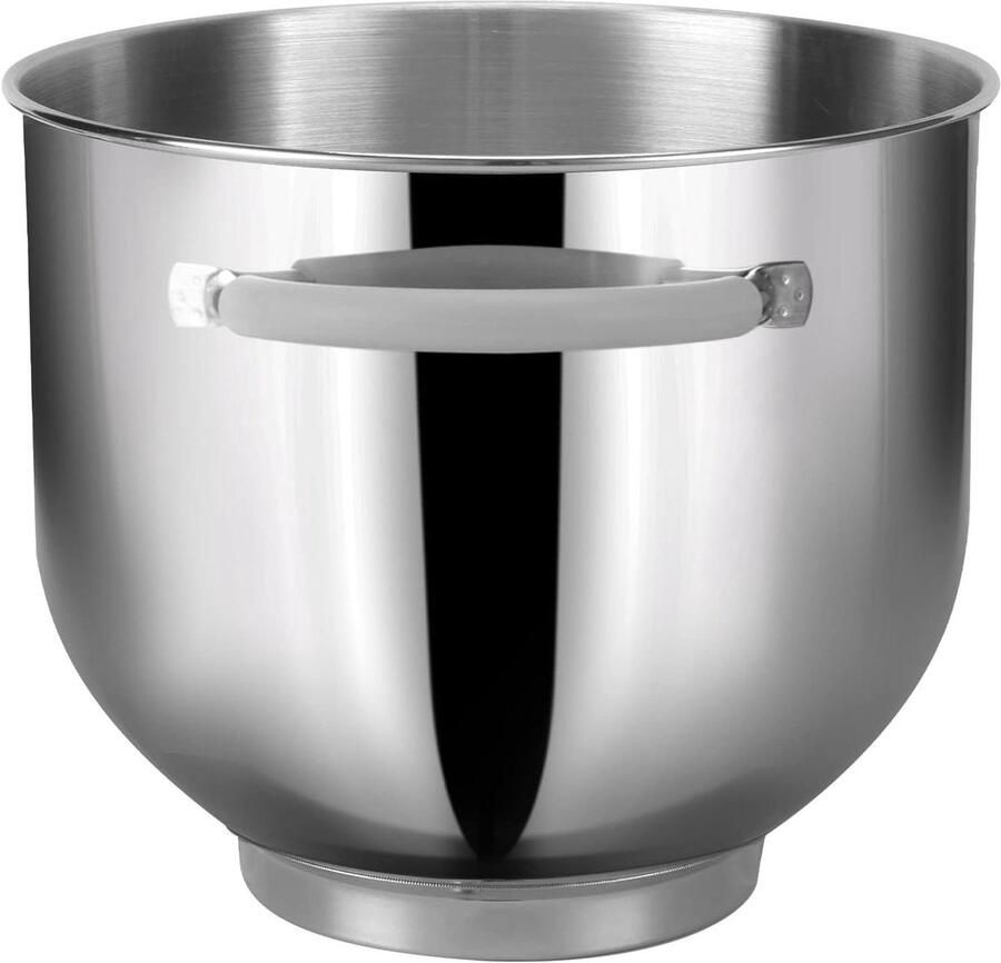Roestvrijstalen kom Mengkom blender Keukenmachine accessoire Vaatwasserbestendig 7 Liter Zilver