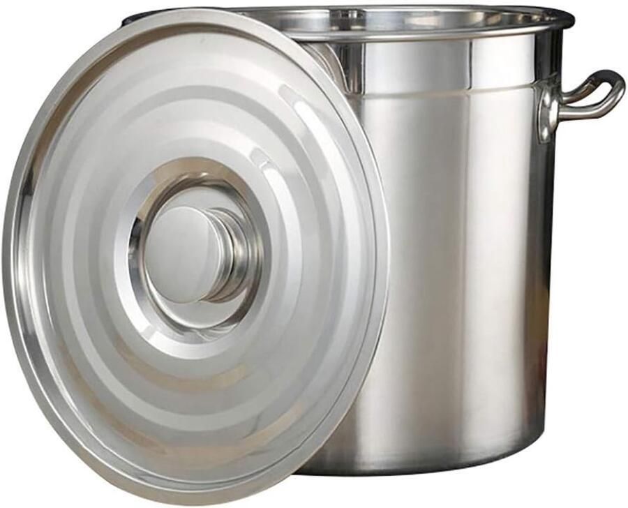 Roestvrijstalen Kookpot Soeppan Inductie Koken Zware Ingekapselde Bodem 40x40cm