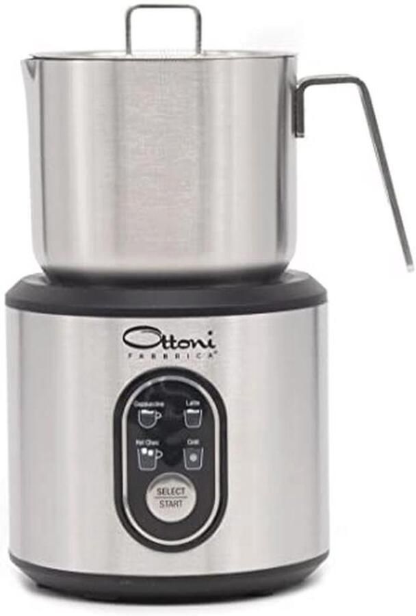 Roestvrijstalen melkopschuimer 350 ml voor perfect melkschuim