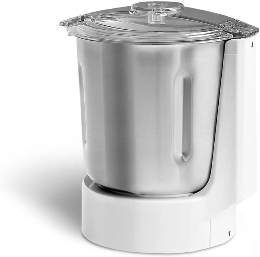Roestvrijstalen Mengbeker Mixer Kom Romige Leernutten Maken Vaatwasmachinebestendig 750 ml Inhoud Zilver