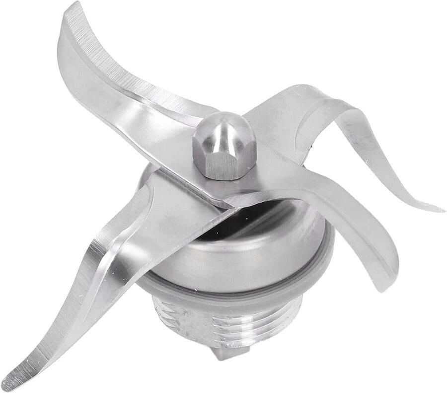 Roestvrijstalen Mengmes met 3 Ringen en Afsluiting voor Keukenmachine Vervangend Accessoire voor Koken en Bereiden van Voedsel