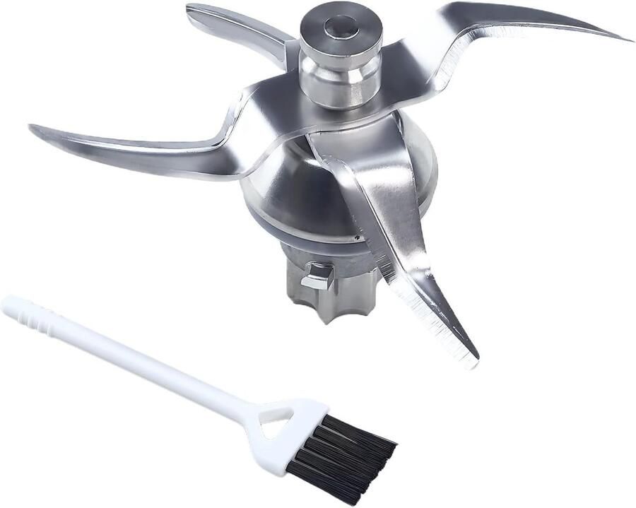 Roestvrijstalen Mengmes voor Thermomix TM31 Duurzaam Vervangmes voor Keukenmachine Accessoire voor Mixen en Bereiden van Gerechten