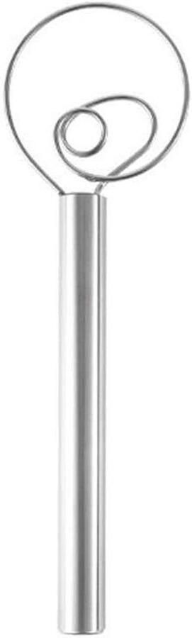 Roestvrijstalen Mixer Deeggarde Bakken van Brood Ergonomisch Ontwerp 295 cm Zilver