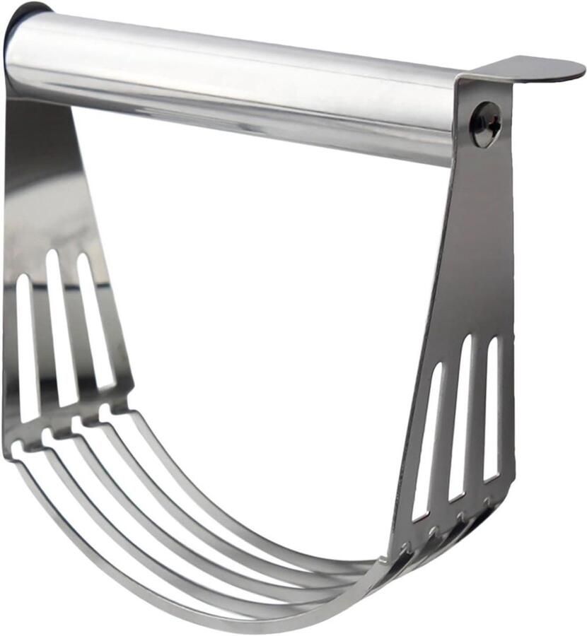 Roestvrijstalen Mixer Deegsnijder Botersnijder Gebak Maken Ergonomische Handgreep 13.3 x 12 x 4.5 cm Zilver