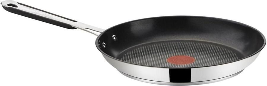 Roestvrijstalen Pan Koekenpan Antiaanbak Dagelijks Koken Geschikt Voor Inductie 24 cm Diameter Zilver